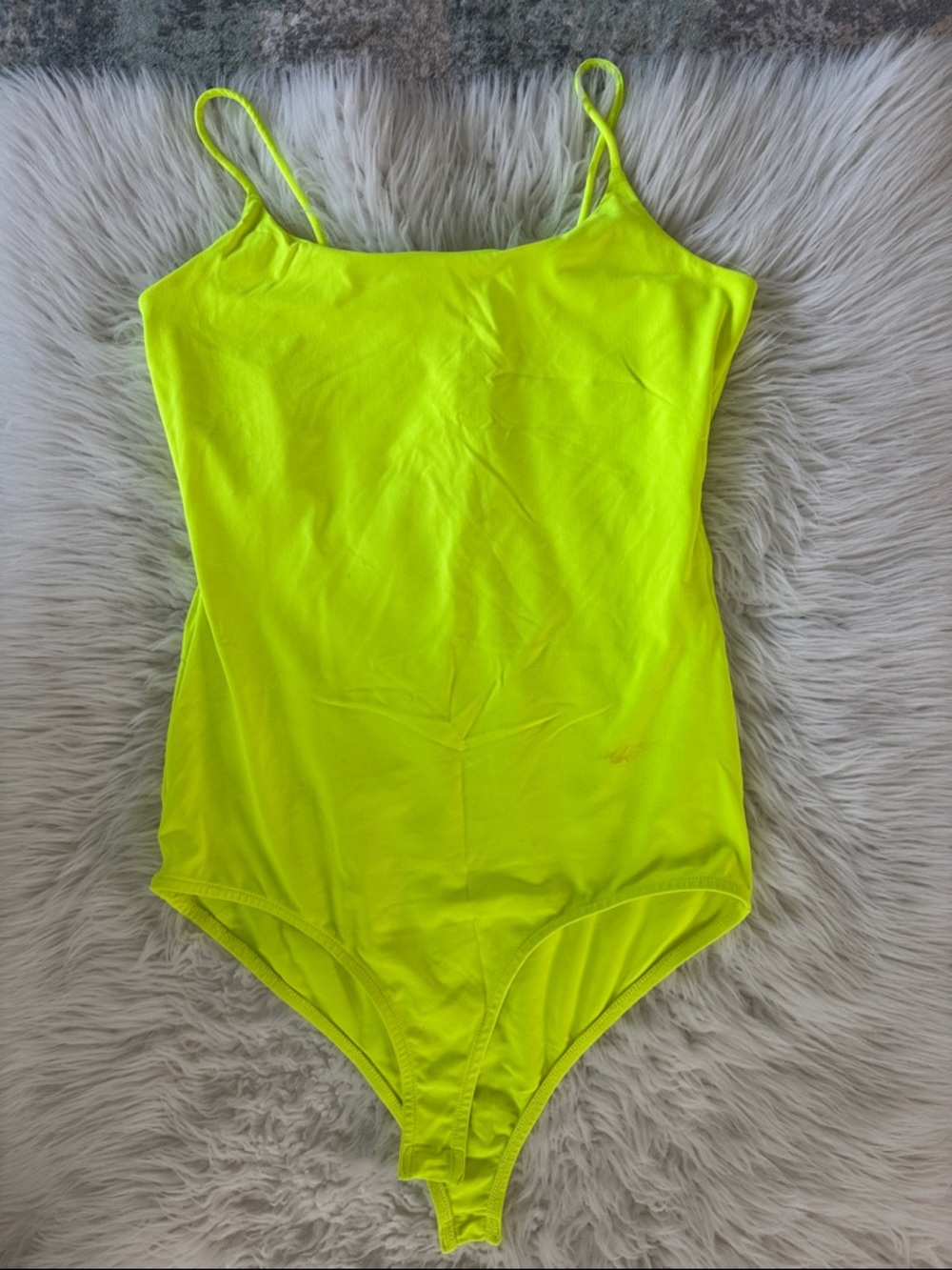 Zara Neon Yellow Bodysuit